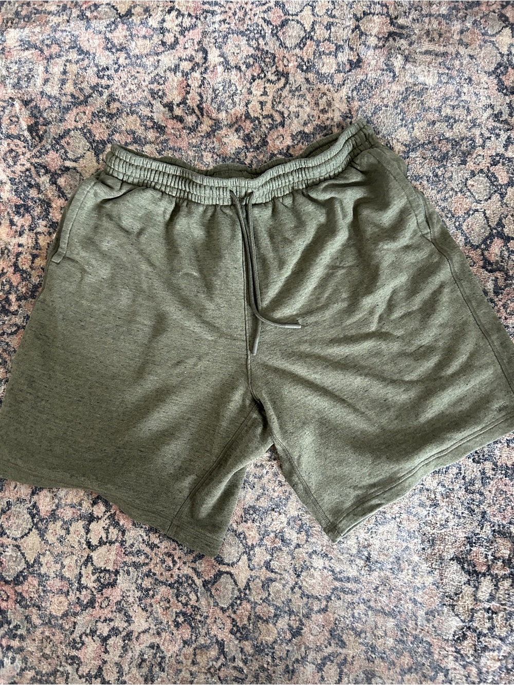 Olive Green Men's Drawstring Shorts